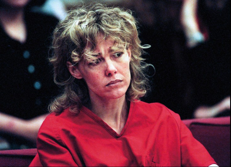Mary Kay LeTourneau listens to testimony during a court hearing in Seattle in 1998.