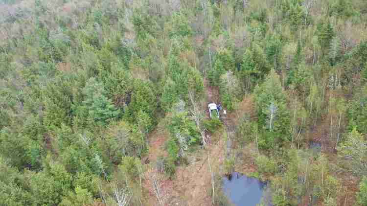 A Maine Forest Ranger helicopter found Frederick Taylor on Sunday.