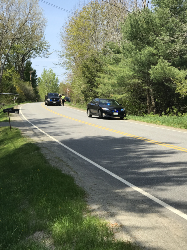 Multiple Maine State Police and Kennebec Sheriff's Office units were at the scene Wednesday of a shooting on Sturtevant Hill Road in Readfield. One person was taken to the hospital with a gunshot wound, police said.