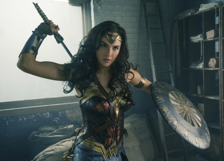 Gal Gadot in the title role of Patty Jenkins' film, "Wonder Woman."