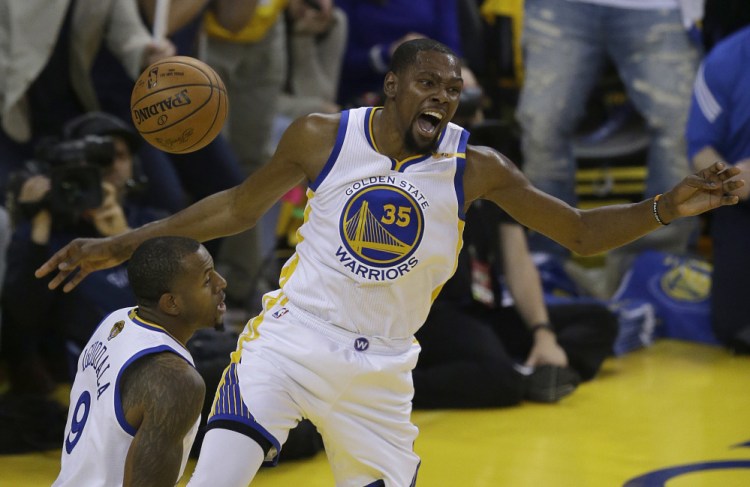 Kevin Durant scored 38 points Thursday night for the Golden State Warriors in Game 1 of the NBA finals, but that's only telling part of the story. He rebounded, he passed, and committed no turnovers.
