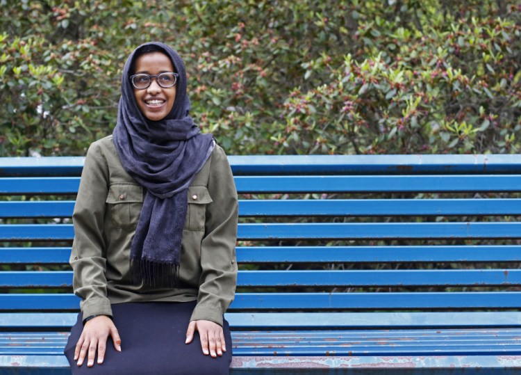 Samira Ahmed, an 18-year-old Somali immigrant and student leader, says: "I want to give back to the community that has given so much to me."