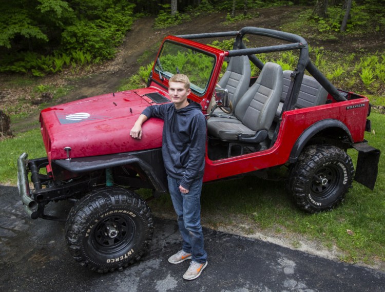 Home-schooled, Isaac Bennett, 17, enrolled and excelled in the automotive technology program at PATHS. With his uncle, he rebuilt this 1989 Jeep.