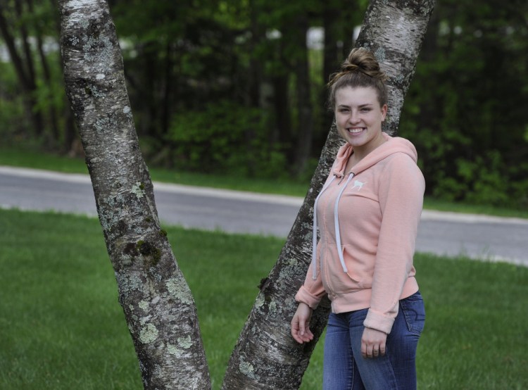 Miranda Mastera, 19, of North Yarmouth wants to train to become a registered nurse when she attends Southern Maine Community College this fall.