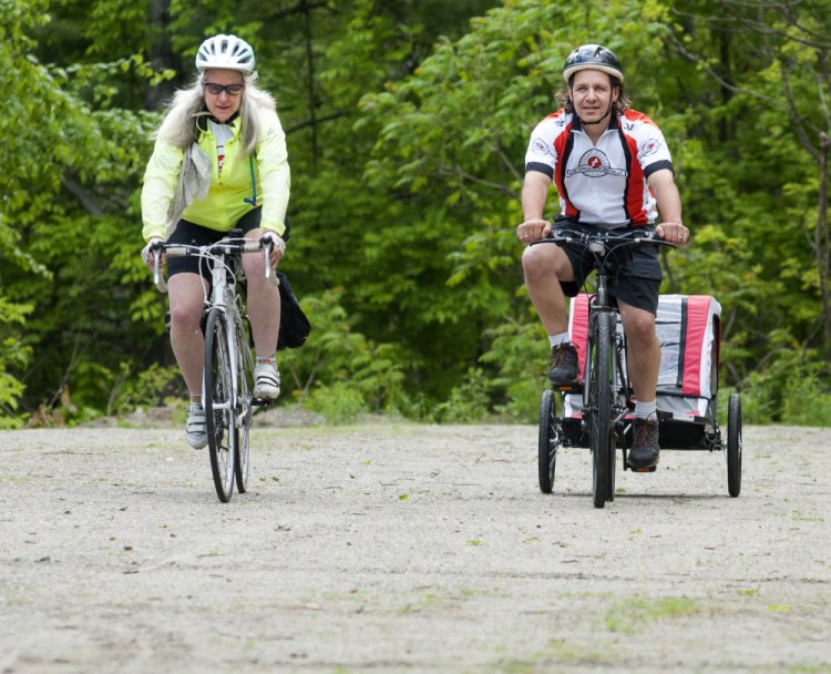 Karen and Stephen Hardy are planning a weeklong Cycle for Addiction Awareness ride starting Sept. 6, which will raise money for the Maine Alliance for Addiction Recovery.