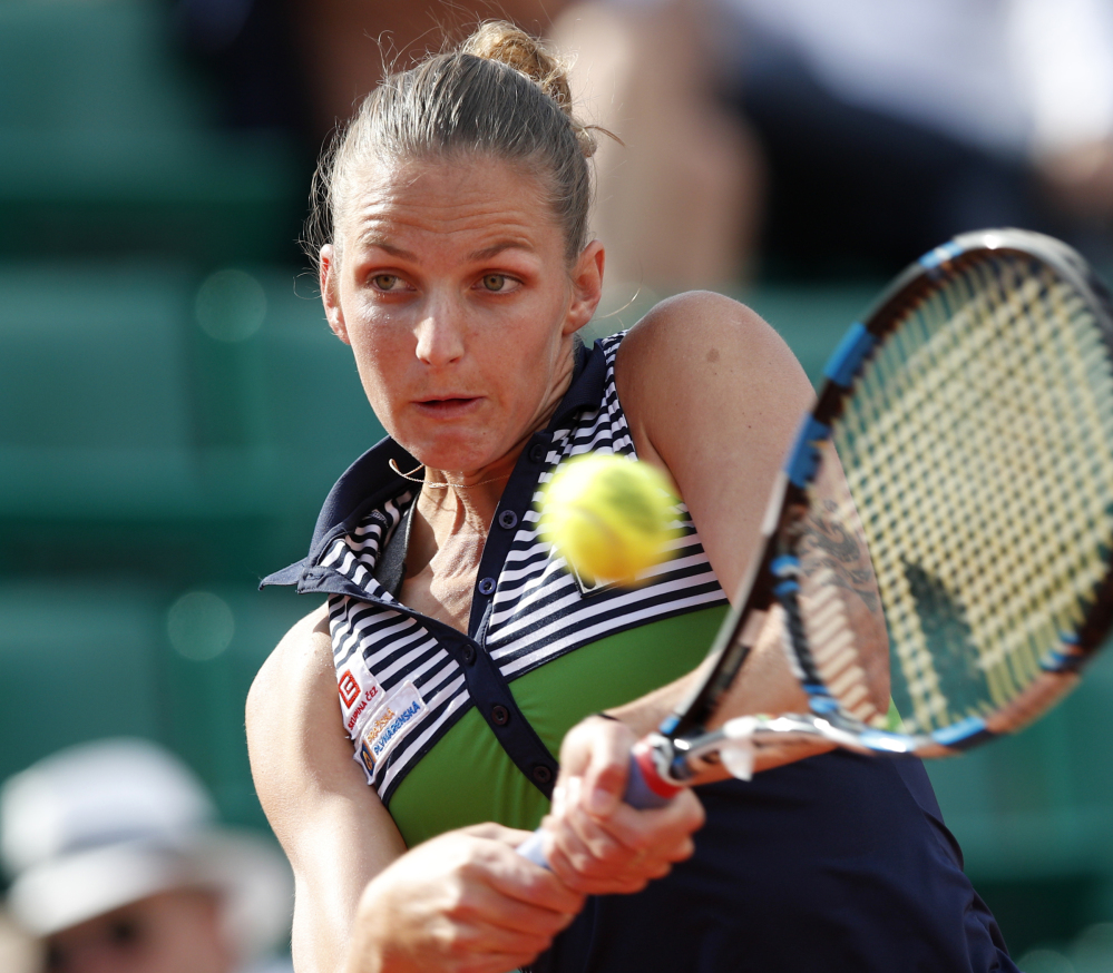 Karolina Pliskova, the No. 2 women's seed, rallied from a set down to beat Veronica Cepede Royg and reach the French Open quarterfinals for the first time.