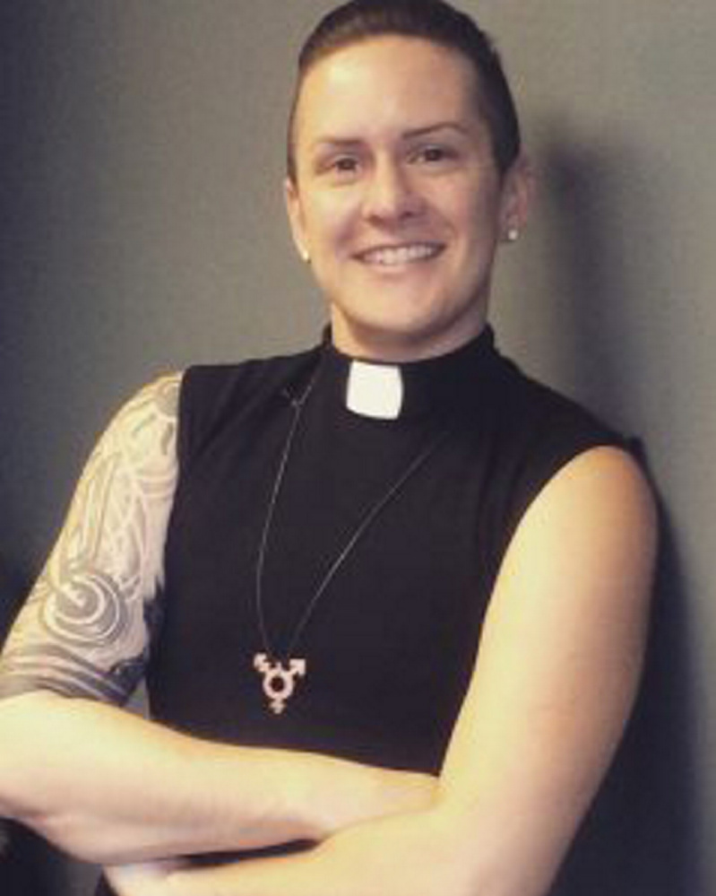 The Rev. M Barclay was commissioned on Sunday as the first non-binary member of the clergy in the United Methodist Church. MUST CREDIT: Reconciling Ministries Network.