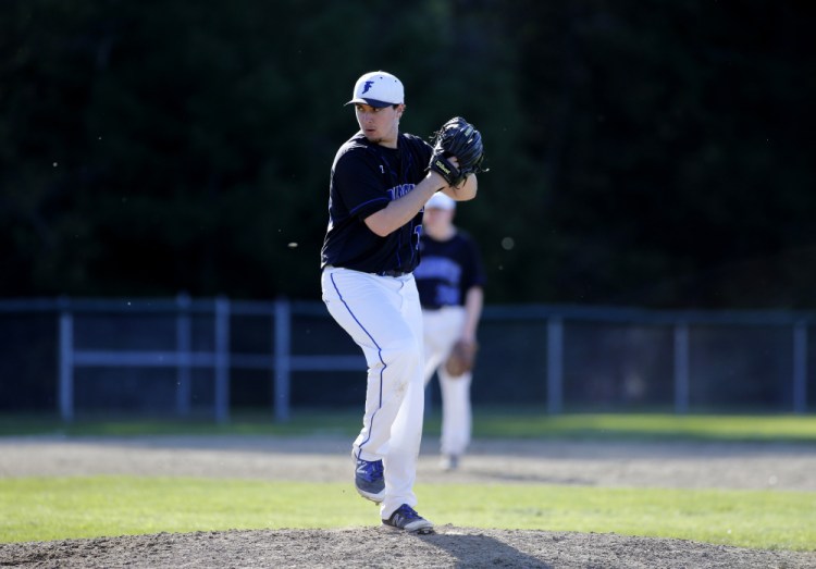 The new pitch count rule in high school baseball had little impact on the number of innings pitcher threw. For example, Falmouth's Cam Guarino threw 50 innings in 2016, before the pitch count rule, and 49   innings in 2017, the first year the rule was in place.