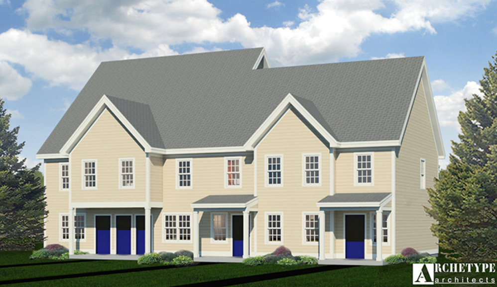 A rendering of the proposed housing to be built on Maple Street in Augusta.