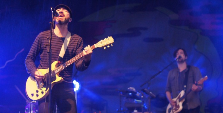 The Shins play Friday to a rain-soaked crowd in Portland.