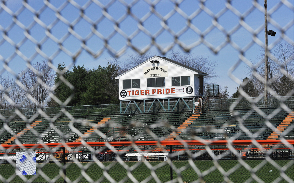 The first phase of repairs at Waterhouse Field would total about $840,000 and include bleachers for 2,000 people.