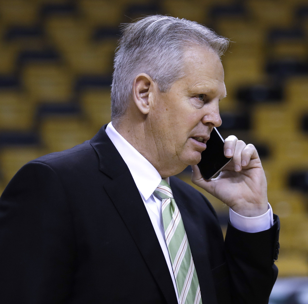 Celtics president of basketball operations Danny Ainge see no problem making a deal with the rival 76ers saying both teams are getting the player they want.