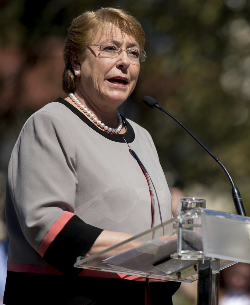Chile's President Michelle Bachelet announces plans to provide more resources to the Mapuche community.