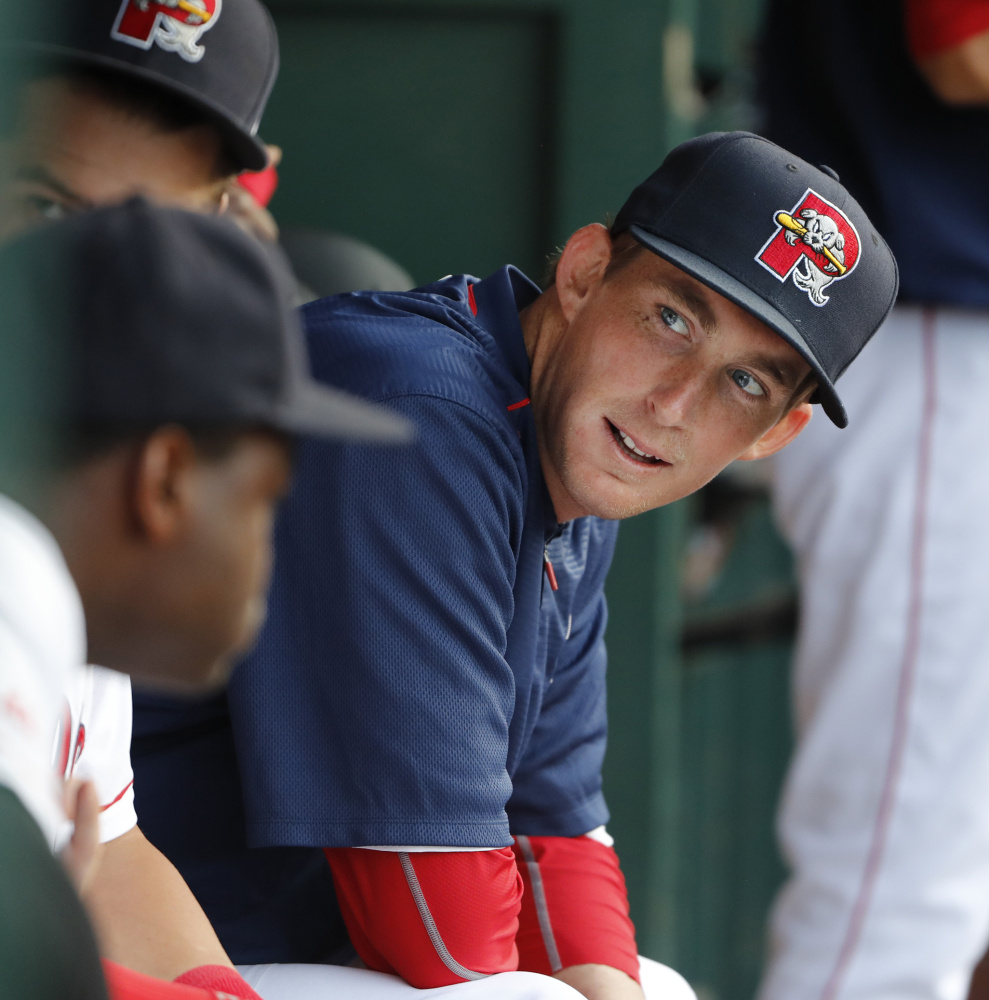 Henry Owens was back in the dugout at Hadlock Field on Monday night, three seasons after establishing himself as a prospect with the Sea Dogs.