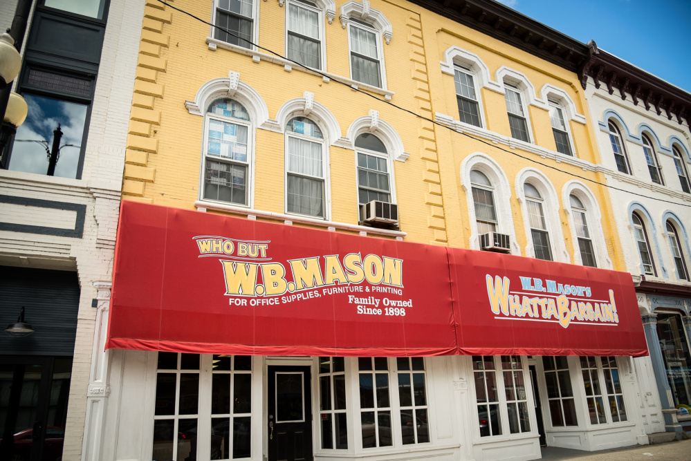 The state buys office supplies from W.B. Mason on Water Street in Augusta, a business that could be hurt if state government shuts down.