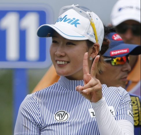 Chella Choi of South Korea shot a 5-under 66 in the first round of the KPMG Women's PGA Championship on Thursday to tie for the lead.