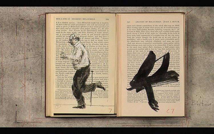 "Tango for Page Turning," by William Kentridge, 2013, single-channel HD video, 2 minutes, 48 seconds.