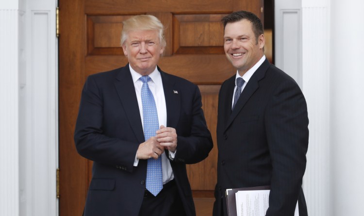 The Trump administration has said it will destroy voter registration data compiled by his now-defunct voter fraud commission, led by Kansas Secretary of State Kris Kobach.