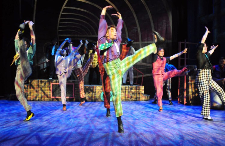 "The Crapshooters' Dance" in Maine State Music Theatre's production of "Guys and Dolls."