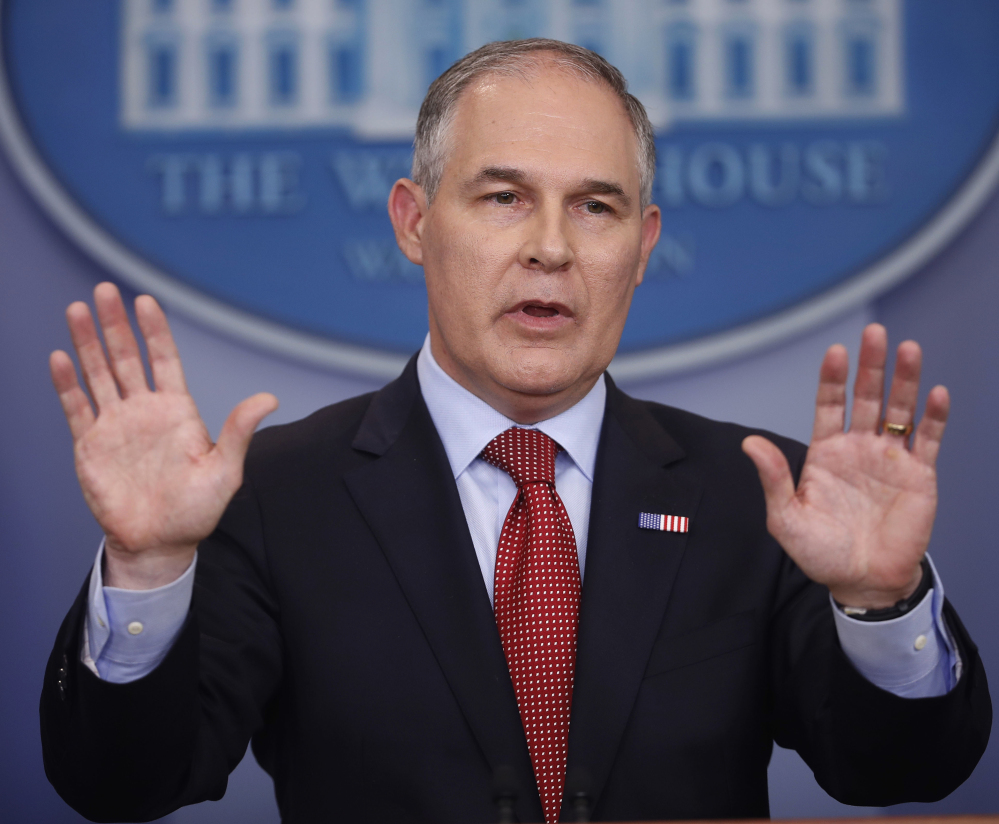 A court says EPA chief Scott Pruitt overstepped his authority in trying to delay a rule requiring companies to monitor and reduce methane leaks.