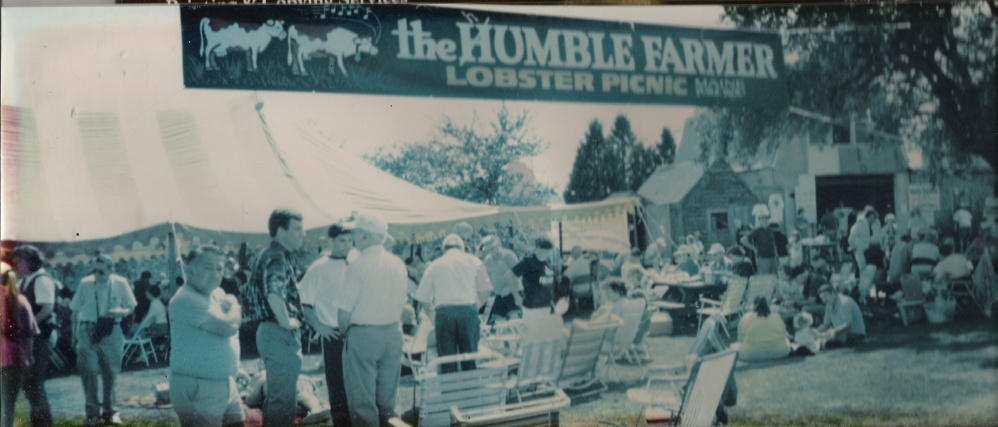 The secret to putting on an event like The humble Farmer's longtime annual free lobster picnic? "Enjoy doing it," he says.