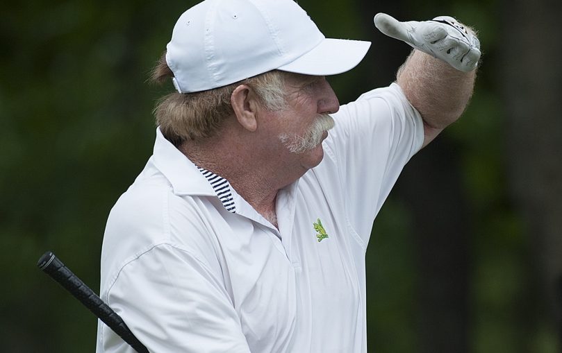 Mark Plummer of Manchester, who has won the Maine Amateur golf tournament 13 times, hopes to continue competing at a high level as more and more young challengers emerge.