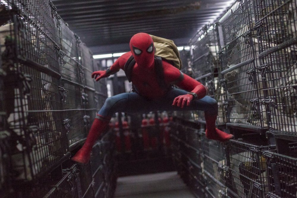 Tom Holland appears in a scene from "Spider-Man: Homecoming," the new Sony Pictures hit movie.