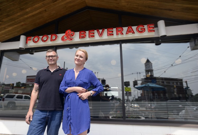 Birch Shambaugh and Fayth Preyer opened Woodford Food & Beverage on Forest Avenue at the intersection of four Portland neighborhoods. "We could see ... that this could be a place where all the people in this neighborhood could walk," Preyer said.