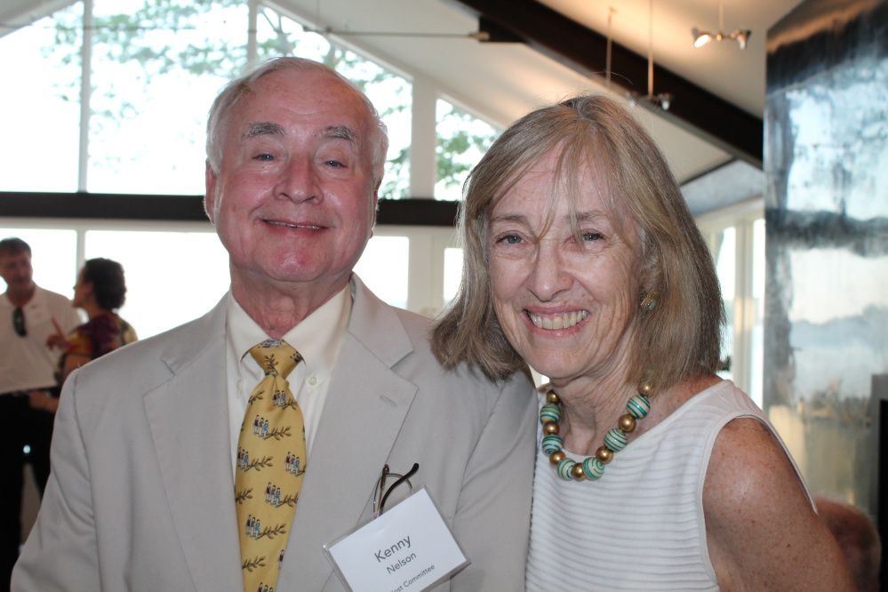 Host committee member Kenny Nelson with his wife, Mary.