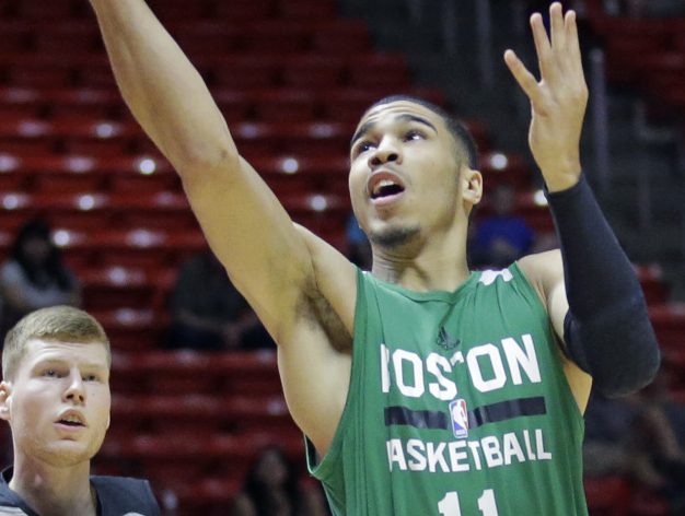 The Boston Celtics traded down in the NBA draft because they felt the best player would be available at No. 3. The first impressions of Jayson Tatum in the summer league show they may have been right.
