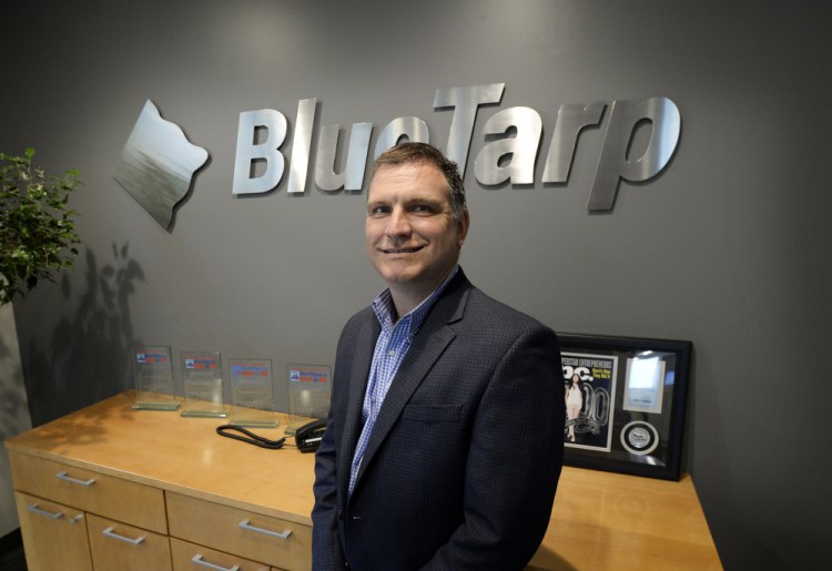 Shawn Cunningham, BlueTarp Financial's chief operating officer, says BlueTarp's business model is similar to that of Wex Inc., the South Portland payment processor. He expects the firm to grow by 50 percent in 2018.