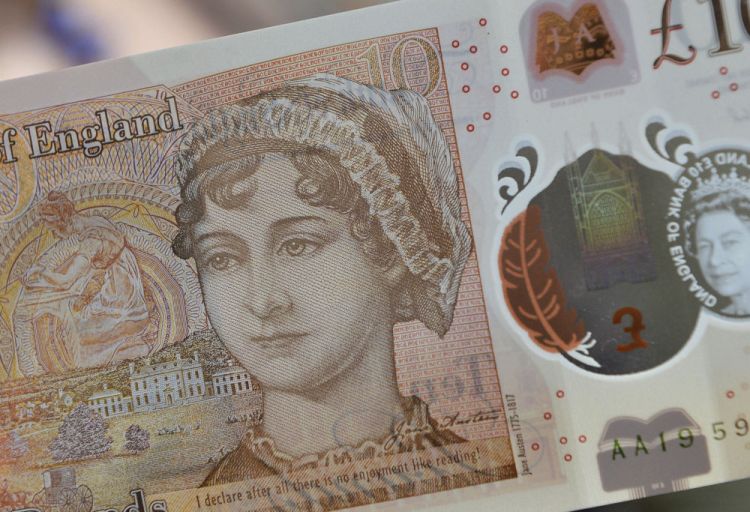 The new £10 note is unveiled on the 200th anniversary of Jane Austen's death.