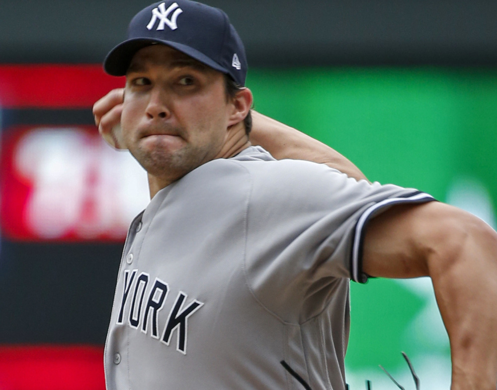 Tommy Kahnle pitched Wednesday for the Yankees, his first game since being traded by the White Sox.