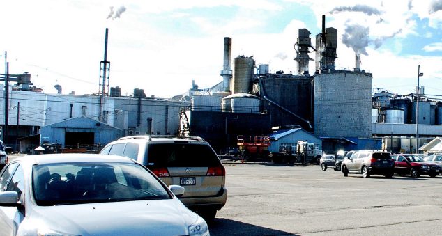 Verso Paper's Androscoggin mill in Jay, seen Nov. 1, 2016, plans to shut down a key papermaking machine permanently, resulting in the loss of 120 jobs.