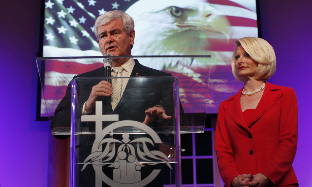 Callista Gingrich was frequently at Newt Gingrich's side as he campaigned for president in 2012.