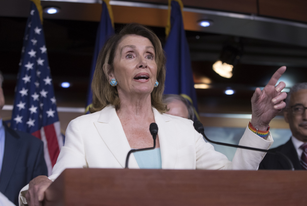 House Minority Leader Nancy Pelosi, speaking on Capitol Hill on Thursday, said Democrats are ready to work on health care reform in a bipartisan way but haven't heard from Republicans.