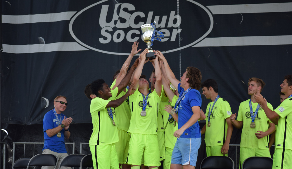 The Seacoast United 19-U boys' soccer team beat the Eastern FC Spurs 3-1 on Monday to win the U.S. Club Soccer National Cup XVI Championship in Westfield, Indiana. Seacoast United went 4-0 in the six-team tournament.