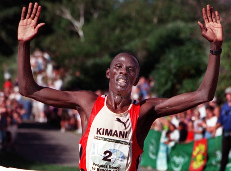 Joseph Kimani ran away with men's elite title.