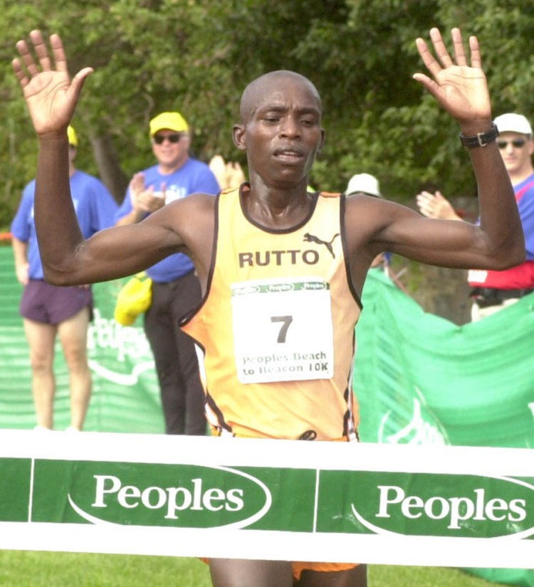 Evans Rutto of Kenya was just 23 years old when he won the Beach to Beacon in 2001 with a time of 28:30.