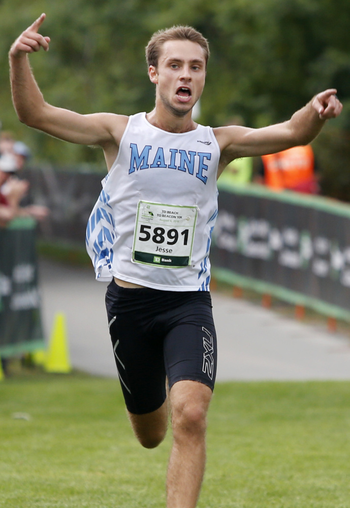 Jesse Orach was the top Maine finisher in his first B2B.
