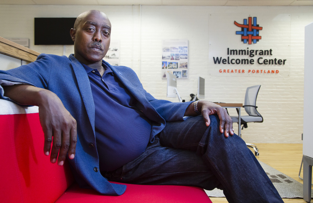 Alain Nahimana, interim executive director of the Greater Portland Immigrant Welcome Center, says an aim is to help immigrants secure citizenship loans.