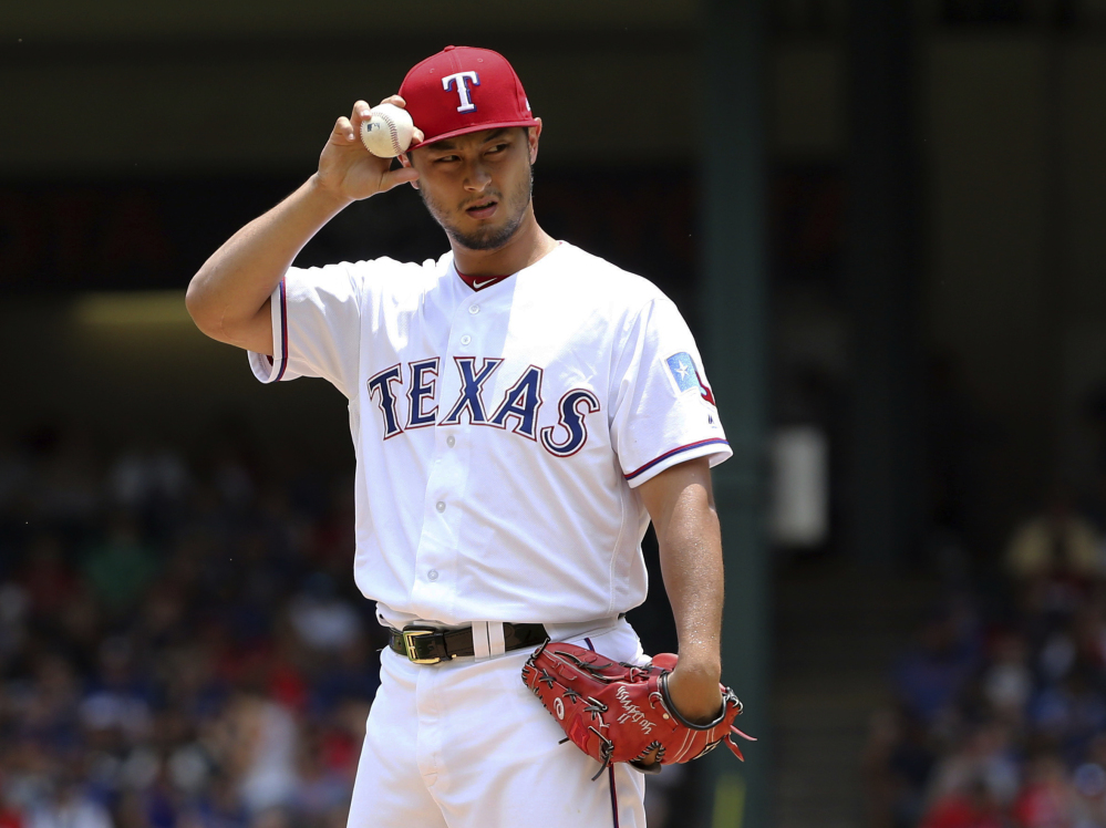 Yu Darvish, an All-Star in four of his five major league seasons, was traded to the Los Angeles Dodgers on Monday. Darvish is 6-9 with a 4.01 ERA in 22 starts this season.