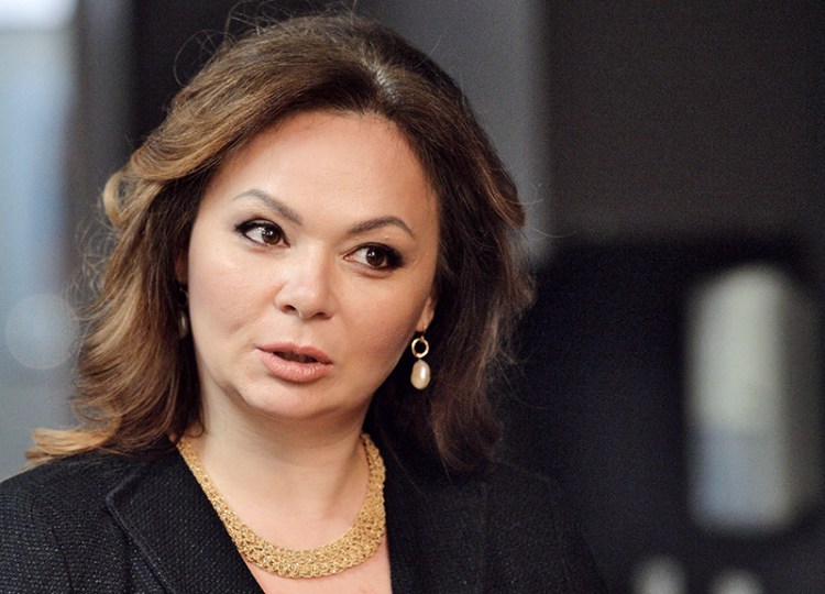 Natalia Veselnitskaya speaks to a journalist in Moscow on  Nov. 8, 2016. Speaking of her meeting with Donald Trump Jr., she says. "All I knew was that Donald Trump Jr. was willing to meet with me." 