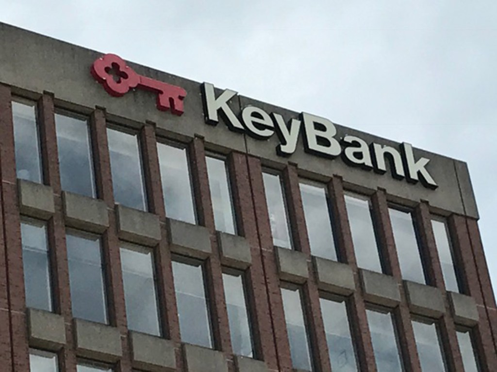 Several KeyBank branches in Portland and South Portland were closed Tuesday after a robbery threat.
