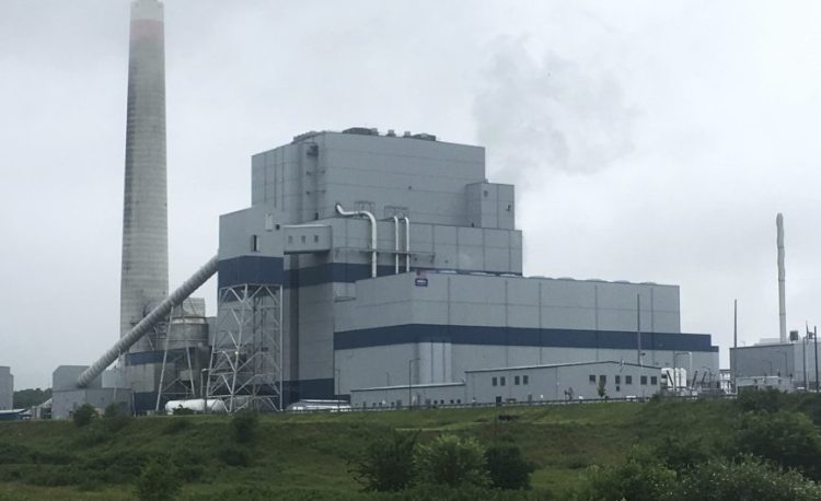 Exhaust from coal-fired power plants like this one in Maidsville, W.Va., contributes to the high rate of asthma among Maine adults and children.