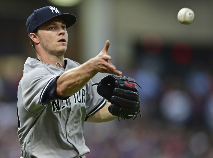 Sonny Gray made his first start for the Yankees on Thursday night, but was beaten by Corey Kluber and the Indians, 5-1.