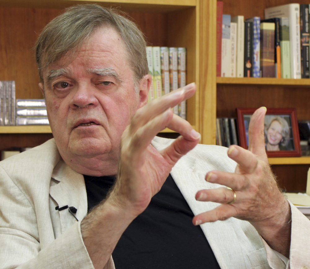 Garrison Keillor, former host of radio's "A Prairie Home Companion," says he does not listen to the new show.