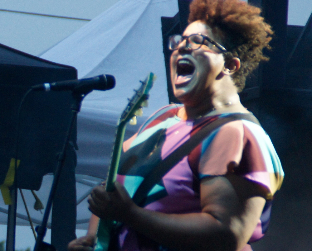 Lead singer Brittany Howard lets out a great howl during the show Saturday night.