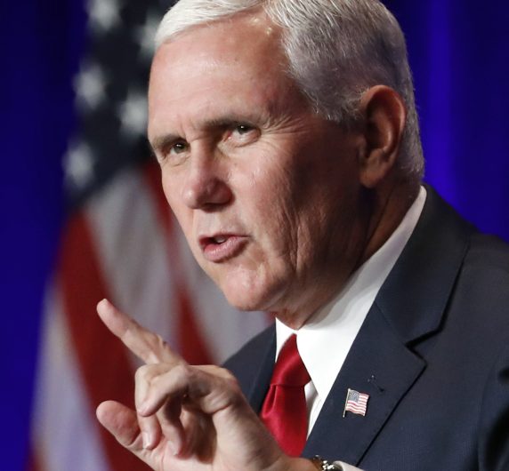 Vice President Mike Pence speaks at the National Conservative Student Conference on Aug. 6 in Washington. As governor of Indiana, Pence expanded Medicaid under the ACA.