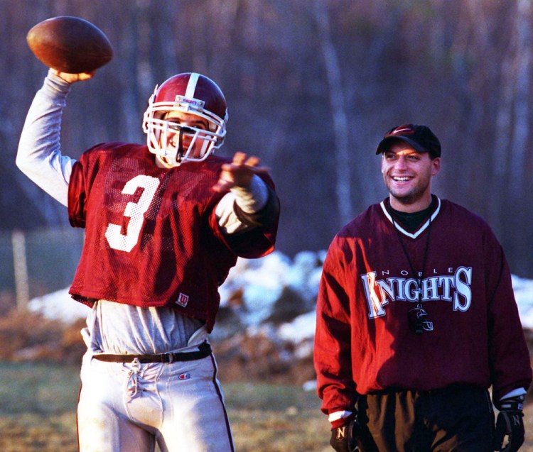 It's not possible that 20 years have passed since quarterback Randy Ouellette and Coach John Suttie ignored late-season snow, and guided Noble past the Biddefords and South Portlands to the top of the state in Class A football.
